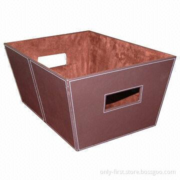 PU Basket, Various Colors/Patterns Available